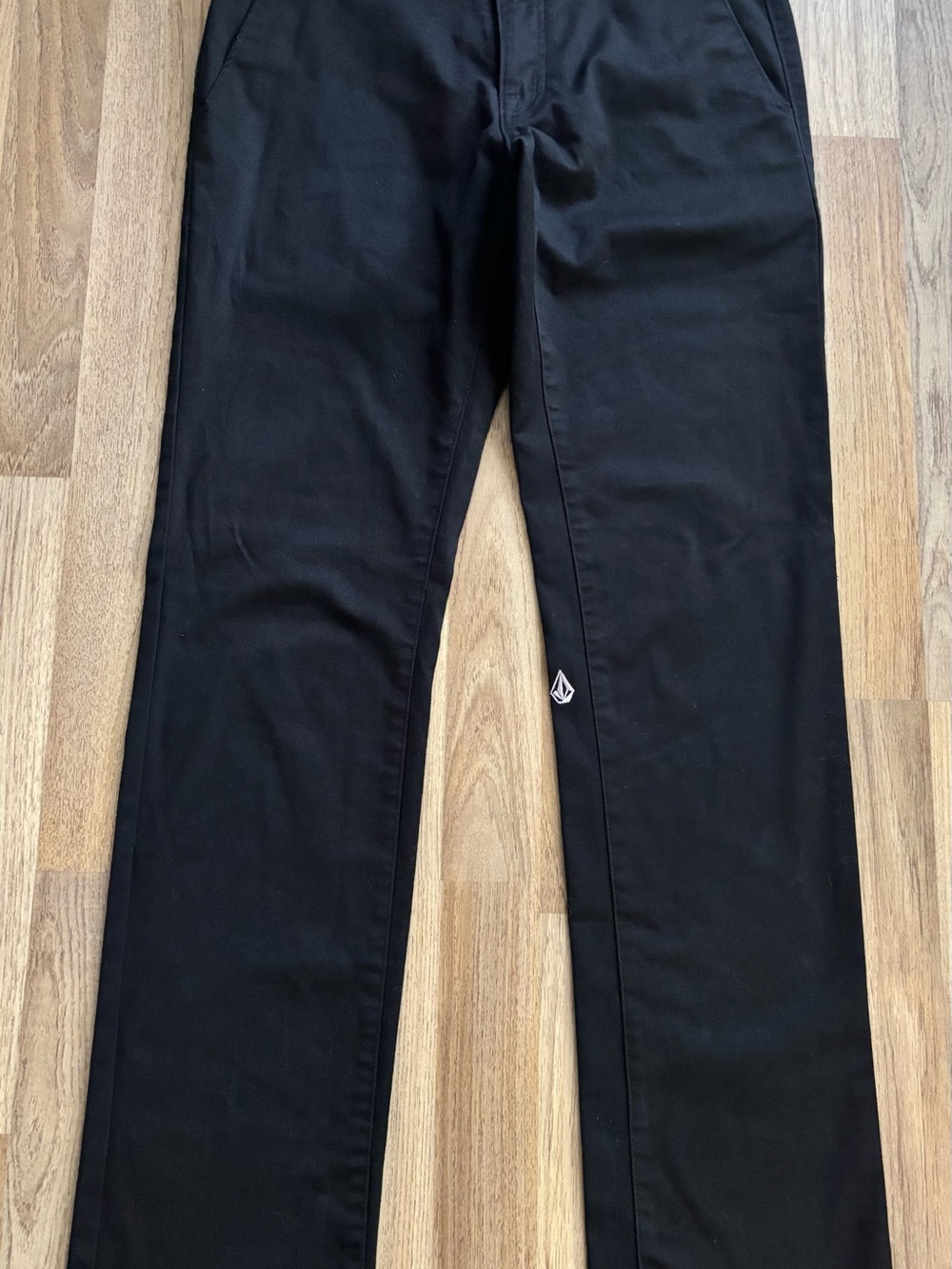 Volcom Black Slim Straight Chinos s28
